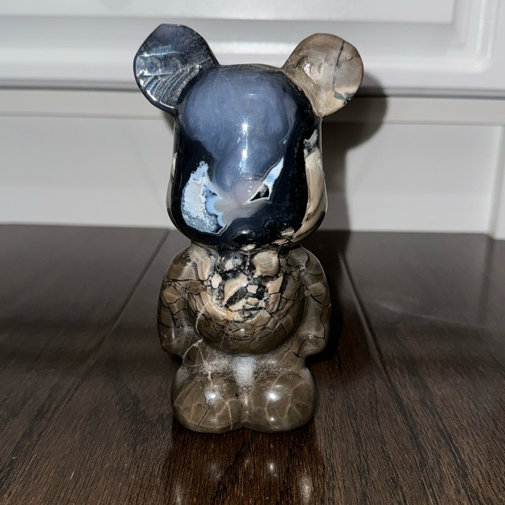 Blue Chalcedony and Septarian Bear